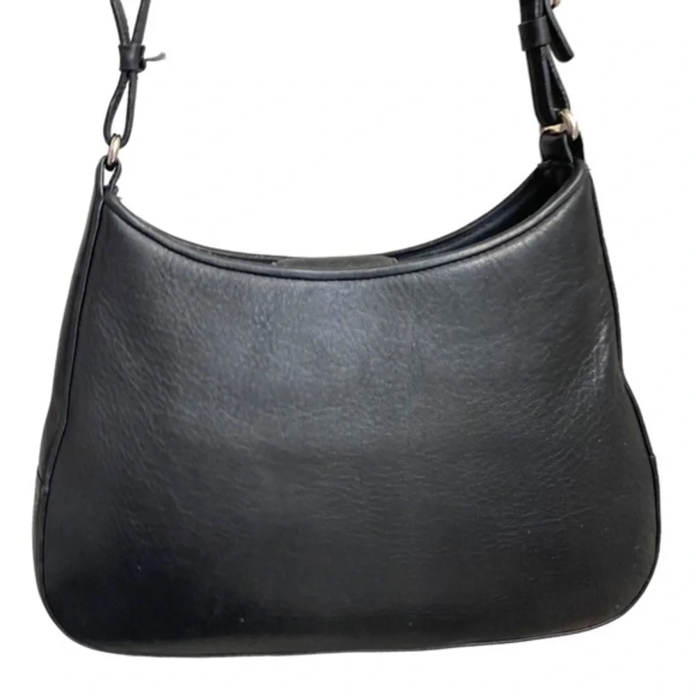 Coach 8913 vintage black leather ergo shoulder bag